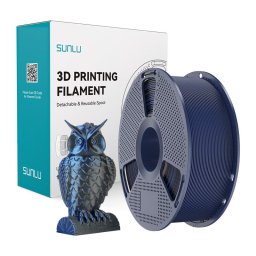 Filament PLA+ Silk Dual Color Black Blue