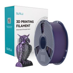 Filament PLA+ Silk Dual Color Black Purple