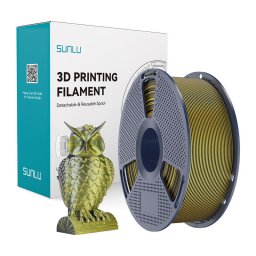 Filament PLA+ Silk Dual Color Black Gold
