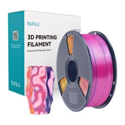 Filament PLA+ Silk Tri-Color Red Yellow Blue