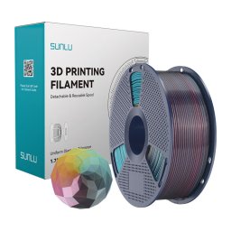 Sunlu Filament PLA+ Silk Forth-Color Red Yellow Green Black