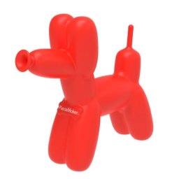 PieceMaker Bong silicon/otel Puppy Kiss K9 Kola Rosu 18cm (USA)