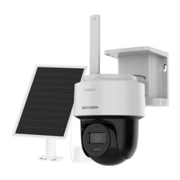 Camera supraveghere IP Hikvision 4MP, dual light 30m, lentila 2.8mm, DS-2CFSP4-4G 4G, PT, panou solar, microfon, speaker, microSD, DS-2CFSP4-4G