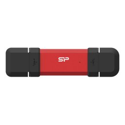 SSD Extern Silicon Power DS72, 1TB, USB-A / Type-C 3.2 (Negru/Rosu) "SP001TBUC3S72VPR"