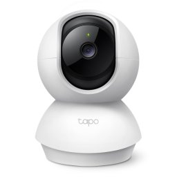 CAMERA IP TP-LINK, wireless, cube, pt. interior, dist. IR 9 m, tip lentila fixa 4 mm, 2 Mpx, microfon, carcasa plastic, slot SD card, "Tapo C200C" (timbru verde 0.8 lei)