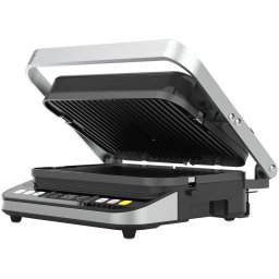 AENO ''Electric Grill EG5: 2000W, 2 heating modes - Lower Grill, Both Grills, 6 preset programs, Defrost, Max opening angle -180°, Temperature regulation, Timer, Removable double-sided plates, Plate size 320*220mm''