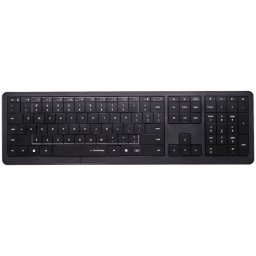 CLEVETURA CLVX 1 Touch-On-Keys AI Wireless Keyboard, ANSI US Windows Layout, Scissor Switches, Aluminum Chassis, Interactive RGB, Windows/Linux/MacOS support