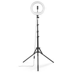 HAMA SpotLight Steady 120 III LED lampă circulară cu stativ pentru smartphone 4678