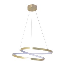 Candelabru LED ZEFIRA suspendat pe cablu, 40 W, 230 V, 4000 K, Ø 50 cm, auriu