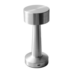 Lampă de masă LED tactilă cu reglare a intensității SIMPLY, 5V, 800 mAh, crom lucios