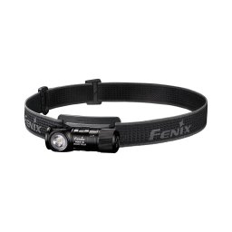 Fenix HM51RV3ABL - Lampă frontală LED reîncărcabilă, dimabilă, USB, 950mAh, IP68, 860 lm, 125 h, negru