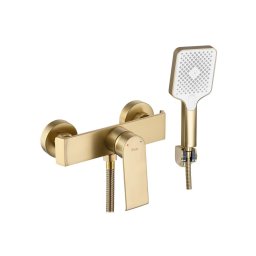 REA-B6403 - Set de duș cu baterie HASS, auriu periat