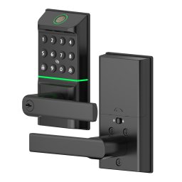 Set mâner smart cu broască Codex Grip, amprentă, cod, card și aplicație Tuya, negru