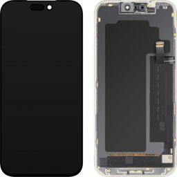 Display cu Touchscreen MP compatibil cu Apple iPhone 17 Pro Max, cu Rama, Versiune OLED FHD IC Movable, Negru
