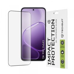 Folie de protectie Ecran Techsuit pentru Oppo A6x 4G / A6x, Sticla Securizata, Full Glue, 111D, Neagra