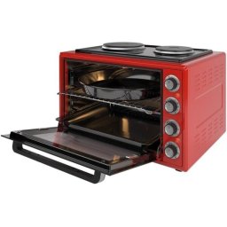 Cuptor Electric NobeLTek NLT FSOHP60R | 60L, 2000W, 2 Plite, Grill, Rosu