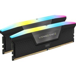 Memorie RAM Corsair Vengeance RGB CMH32GX5M2B6000C38 | 32GB, DDR5, 6000MHz, CL38, Kit 2x16GB