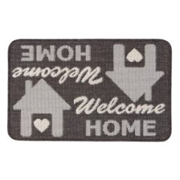 Covor Dreptunghiular pentru Usa de Intrare, Maro, 50 x 80 cm, Antiderapant, Flex 19504/91