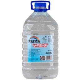 Set 2 x Apa Distilata cu Puritate 99.98 %, pentru Uz Casnic si Industrial, Prima, 5 l