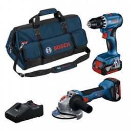 0615A5007N PRO Trusă de 2 scule de 18 V GSR + GWS + 2 x 4.0Ah + GAL