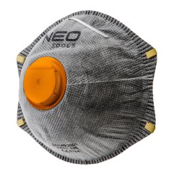 Semimasca NEO cu supapa FFP2 antipulberi cu carbon activ