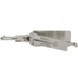 Decodor auto Lishi NSN14 2 in 1 pick pentru chei Nissan Infiniti Subaru, usa si portbagaj NSN14 DR/BT