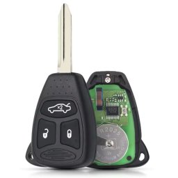Cheie auto telecomanda 433MHz, 3 butoane, ID46 PCF7941, KOBDT04A, cu electronica si baterie, compatibila Chrysler 300, Dodge Charger/Durango, Jeep Grand Cherokee