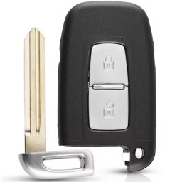 Carcasa cheie auto pliabila Techstar compatibila cu Hyundai Sonata, Azera, Genesis Coupe, ix35, i30, i45 si Kia Forte, Sportage, K2, K5, 2 butoane, lama HYN14 stanga, fara electronica