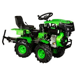 Mini tractor diesel Micul Fermier 17 CP 4x4, 530 cc, pornire electrica, hidraulic