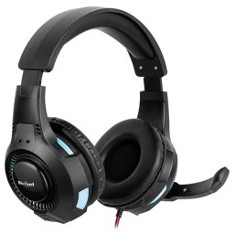 Casti gaming cu microfon Rebel GH-20, iluminare RGB, jack 3,5 mm + USB