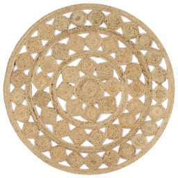 Covor manual din iuta împletita, 120 cm GartenMobel Dekor