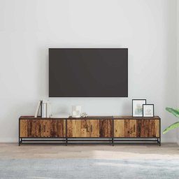 Unitati TV 2 pcs Lemn Vechi 210 x 35 x 41 cm Lemn compozit GartenMobel Dekor