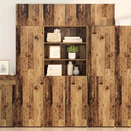 Bufet Lemn Vechi 80 x 42,5 x 185 cm Lemn compozit GartenMobel Dekor