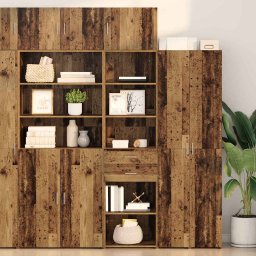 Bufet Pe perete Lemn Vechi 50 x 42,5 x 225 cm Lemn compozit GartenMobel Dekor