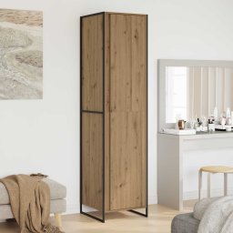 Dressing 2 pcs Stejar artizanal 50 x 50 x 200 cm Lemn compozit GartenMobel Dekor
