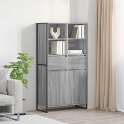 Bufet 2 pcs Gri Sonoma 81 x 36 x 150.5 cm Lemn compozit GartenMobel Dekor