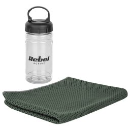 Prosop sport Rebel Active 30x80 cm, cu efect racoritor si uscare rapida