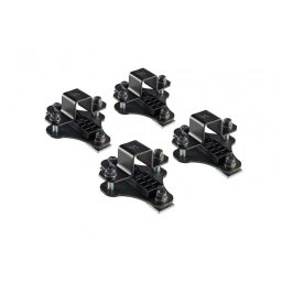 Set 4 accesorii fixare Cruz Safari pentru modul grilaj pe bare aluminiu