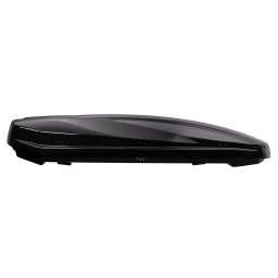 Cutie portbagaj Aleo Strike 480L negru lucios, deschidere dubla