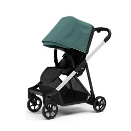 Carucior sport compact Thule Shine, verde Mallard, reversibil