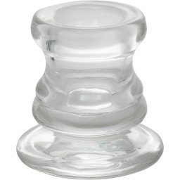 Suport pentru lumanare din sticla MagicHome Vianoce, 5,5x5,5 cm