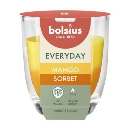 Lumanare parfumata Bolsius Everyday Mango Sorbet în pahar, 80x70 mm