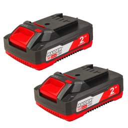 Set 2 acumulatori Li-Ion Raider Pro R20, 20V, 2.0Ah