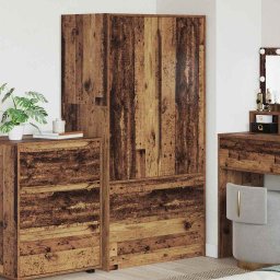Dulap cu sertar Lemn vechi 79,5 x 49 x 156 cm Lemn prelucrat GartenMobel Dekor