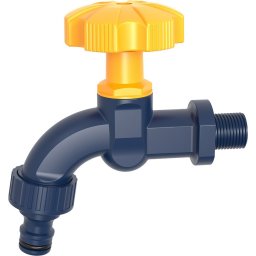 Robinet de gradina Strend Pro Garden 3/4 din plastic pentru exterior
