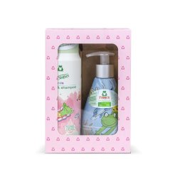 Set cadou Frosch EKO pentru copii, gel de dus si sampon + sapun, 2x300 ml