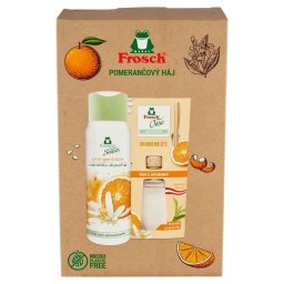 Set cadou Frosch cu difuzor si gel de dus, aroma de portocal, 90 ml + 300 ml
