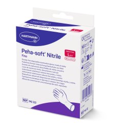 Manusi de unica folosinta din nitril Peha-soft Fino L, fara pudra