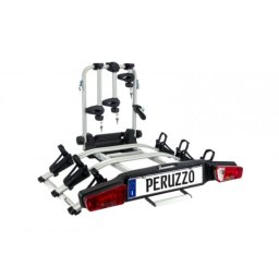 Suport pentru 3 biciclete electrice Peruzzo Zephyr 713/3E, pe carlig