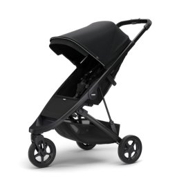 Carucior sport Thule Spring Midnight Black, pliere cu o mana